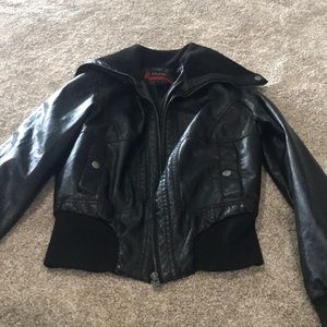 Leather jacket